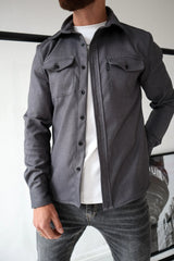 Casual Shirt Jacket  Relaxed Fit with Utility Pockets - Product detail 7