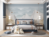 Mountain Mural Wallpaper | Starry Sky Kids Design