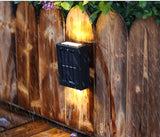 Modern Solar Wall Light  Dual Beam Outdoor Sconce - Product example