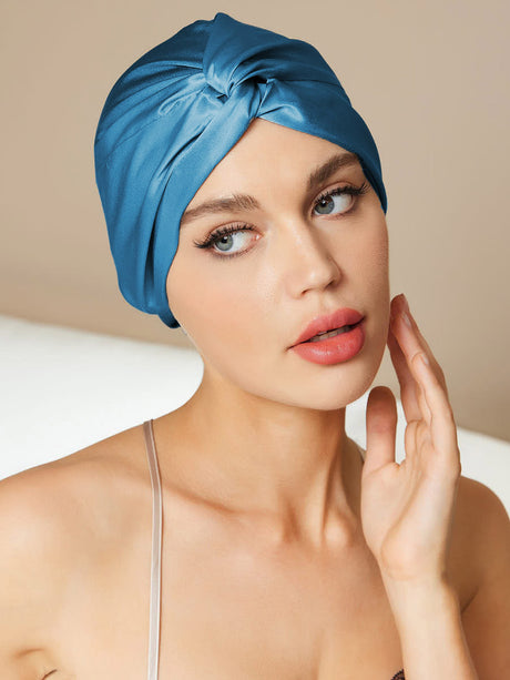 Silk Sleep Cap  Pure Mulberry Silk Hair Protection - Product detail 8