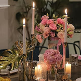 Modern Candle Holders Set  Brass-Finish Iron Stands - Product example