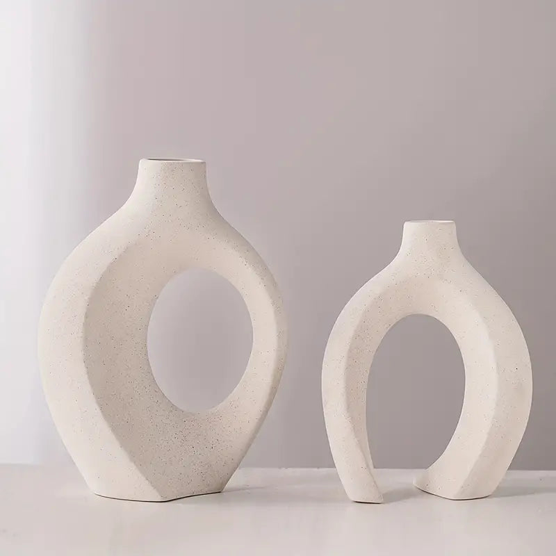 Modern Ceramic Vase  Minimalist Sculptural Design - Product detail 12