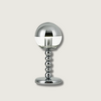 Modern Chrome Table Lamp  Mirrored Glass Ball Design - Product showcase
