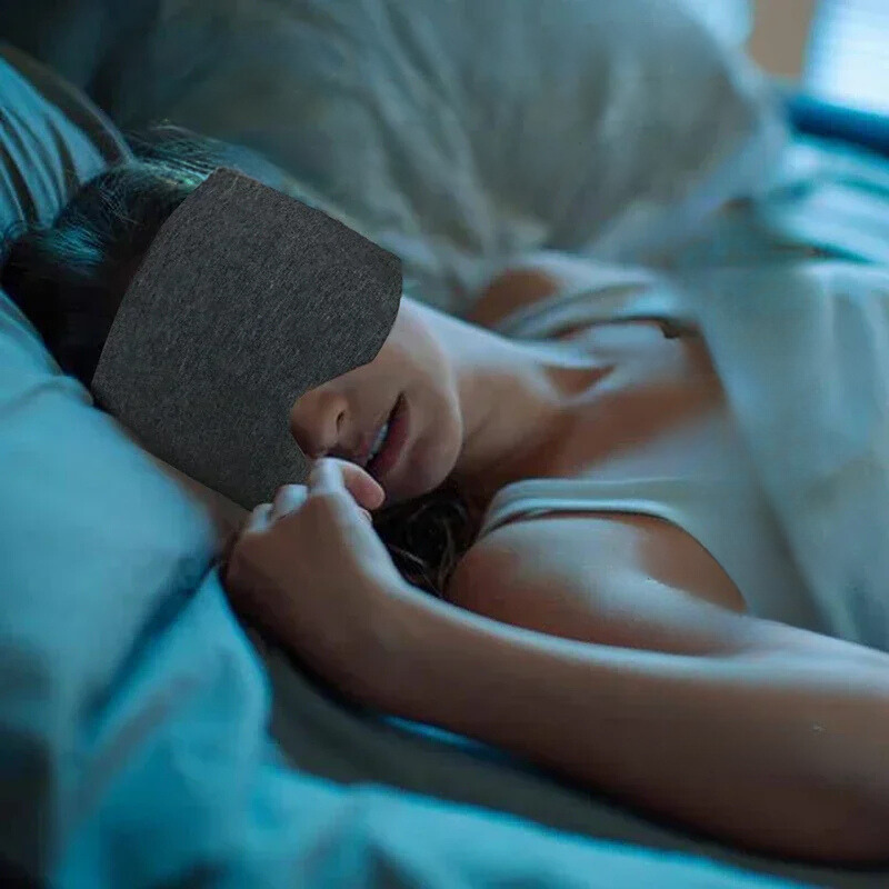 Cotton Silk Sleep Mask  Ergonomic Light Blocking Design - Product detail 4