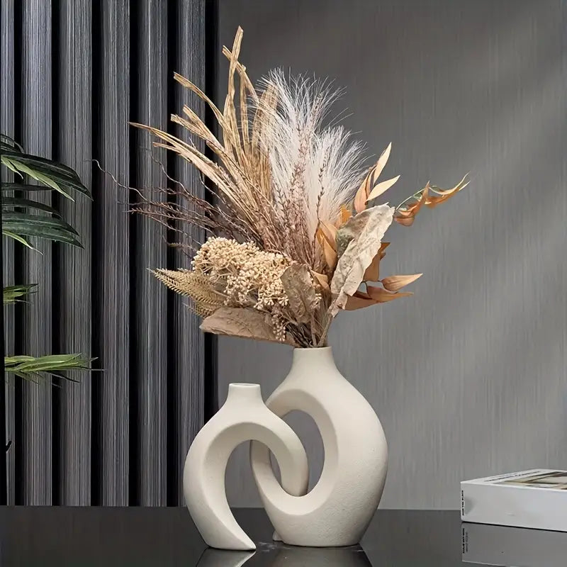 Modern Ceramic Vase  Minimalist Sculptural Design - Product detail 5