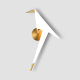Modern Bird Wall Lamp  White Metal Art Light Fixture - Product detail 12