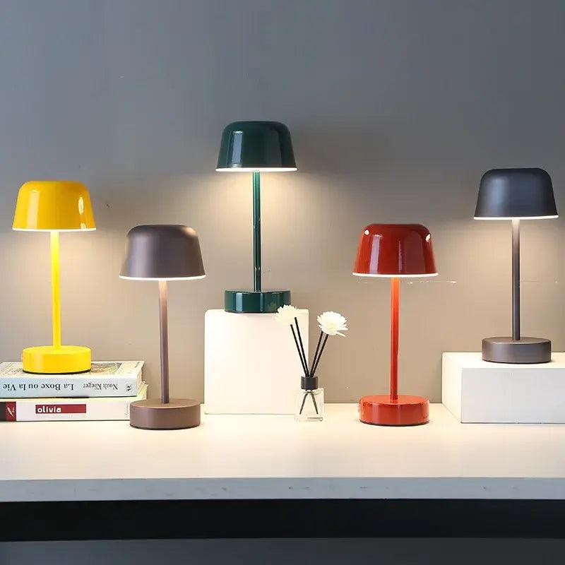 Modern Table Lamp  Portable Rechargeable Design - Detailed view