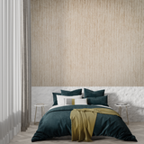 Wood Pattern Mural Wallpaper | Natural Beige Striped Design