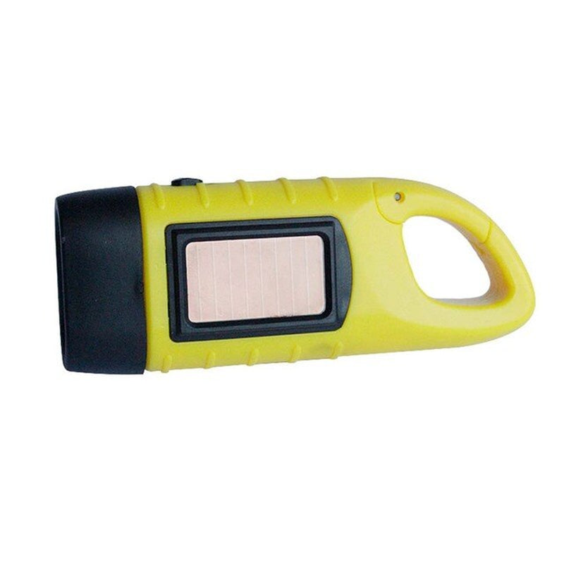 Emergency Hand Crank Flashlight  Solar Powered LED Light - Product example