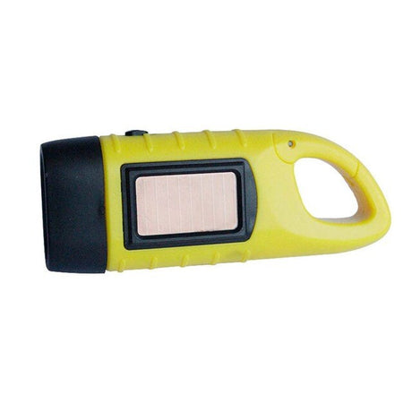 Solar Emergency Flashlight  Dual-Charge LED with Hand Crank - Product showcase