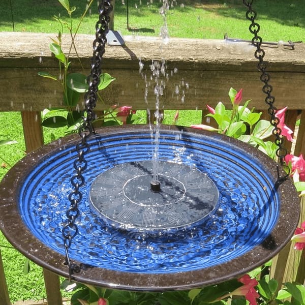 Solar Bird Bath Fountain  Solar-Powered Garden Water Feature - Product detail 5