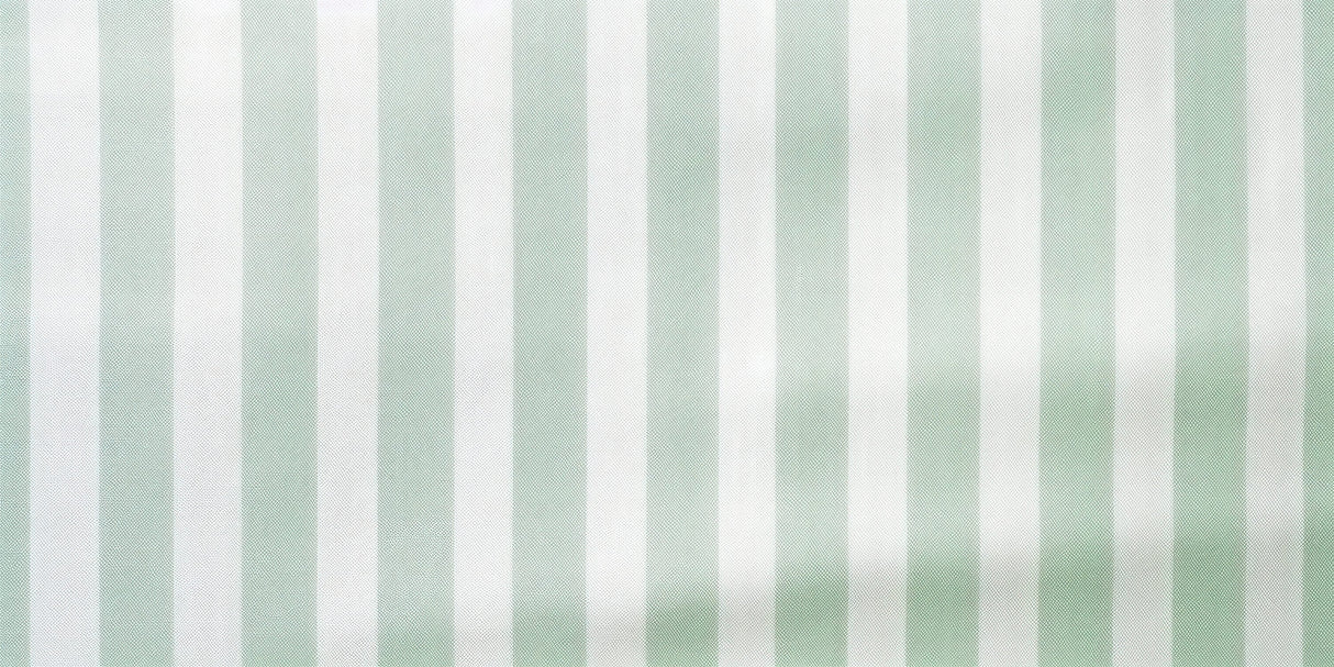 Striped Mural Wallpaper | Mint Green and White Pattern