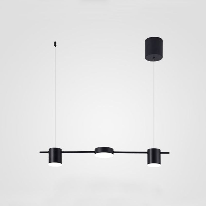 Modern Linear Pendant Light  Brass Drum Shade Design - Product detail 10