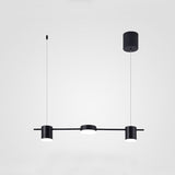 Modern Linear Pendant Light  Brass Drum Shade Design - Product detail 10