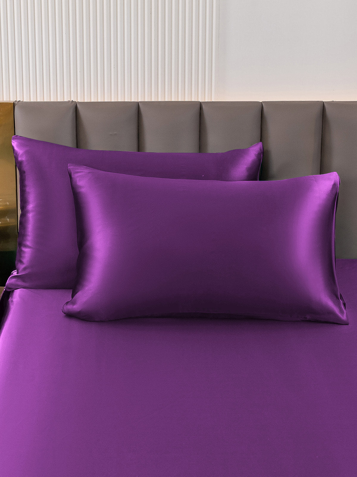Mulberry Silk Pillowcase Set  Premium White Envelope Closure Design - Product detail 10