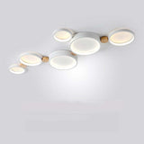 Modern LED Ceiling Light  Gray Metal Triple Ring Design - Product detail 7
