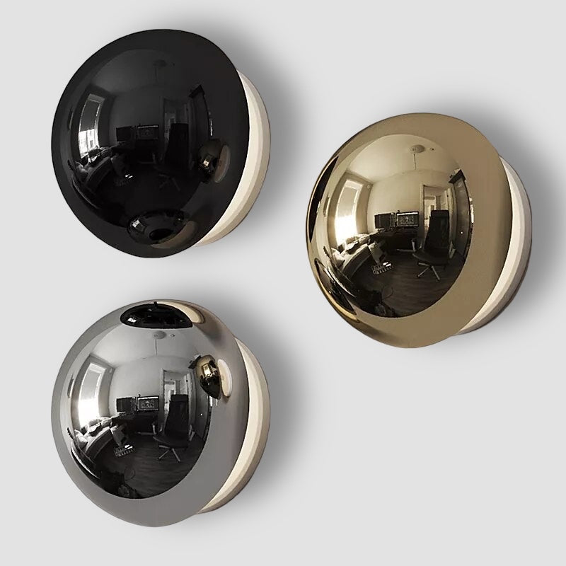 Modern Wall Sconce  Metallic Dome Light Fixture - Product detail 10