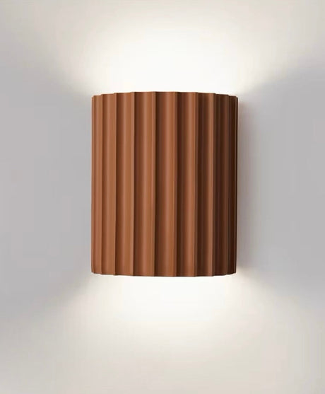 Modern Wall Sconce  Fluted Resin Shade Design - Product detail 4