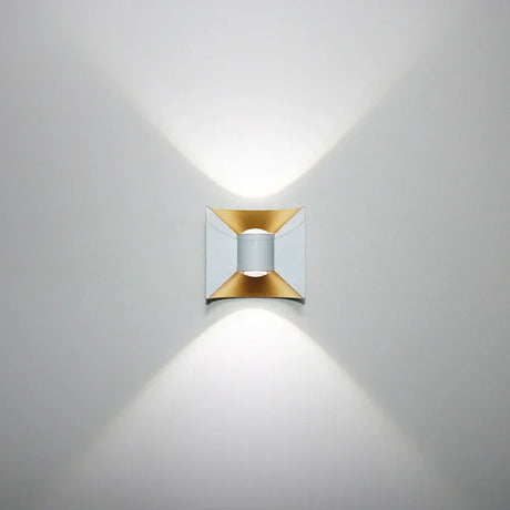 Modern LED Wall Light  White Gold Geometric Design - Product detail 6