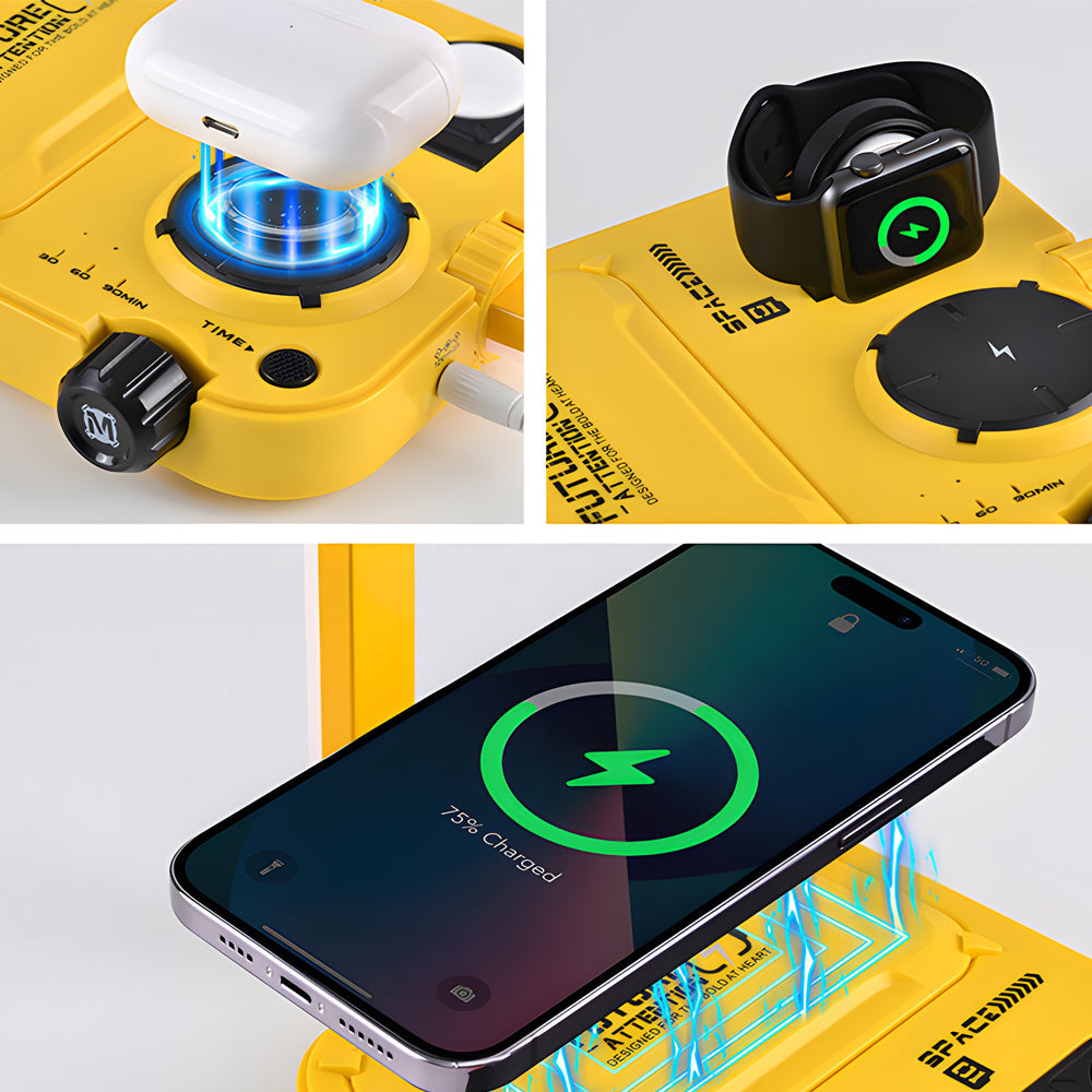 Smart Desk Lamp  RGB Wireless Charging Station - Product detail 5