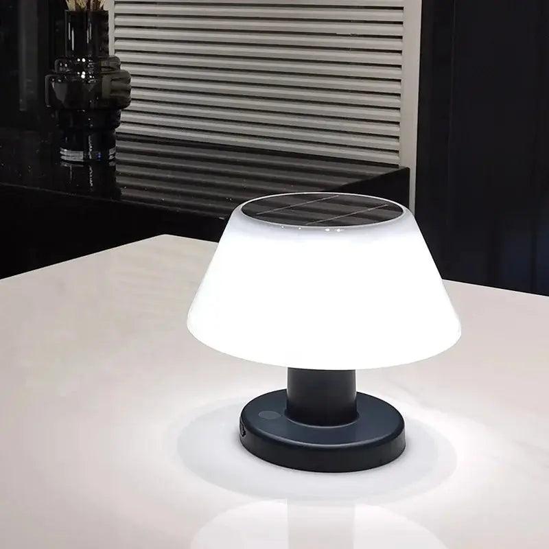 Solar LED Desk Lamp  Wireless Waterproof Design - Detailed view