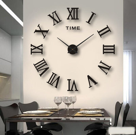 Modern Wall Clock  3D Floating Numbers Design - Product detail 7