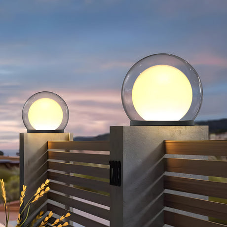 Modern Outdoor Solar Light  Dual-Layer Moonlight Globe Design - Product detail 12