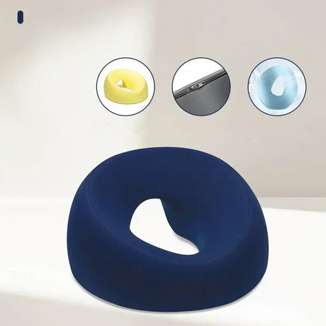 Ergonomic Face Rest Pillow  Memory Foam Salon Support - Detailed view
