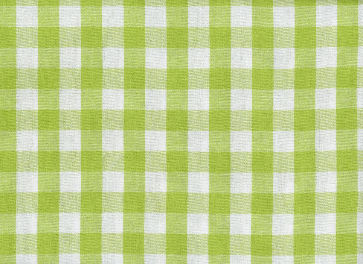 Pattern Mural Wallpaper | Green and White Gingham Check