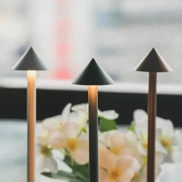 Modern LED Table Lamp  Rechargeable Aluminum Design - Product detail 8
