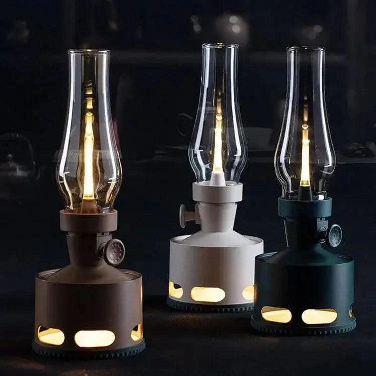 Vintage LED Lantern  Rechargeable Glass Ambient Light - Product detail 7
