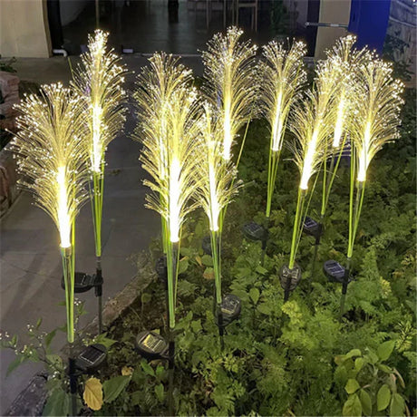 Solar Garden Lights  Fiber Optic Color Changing Stakes - Product detail 8