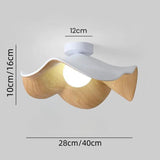 Modern Lotus Ceiling Light  Wooden Wave Design - Product detail 11