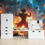 Anime Mural Wallpaper | Epic Space Battle Scene