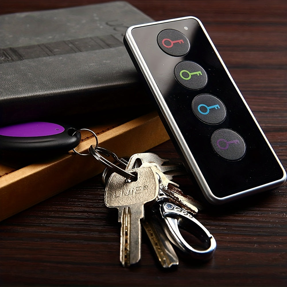 Smart Key Finder Set  4 Color-Coded Wireless Trackers with LED Alert - Product example