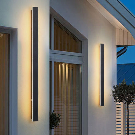 Modern LED Wall Light  Black Metal 80cm Linear Design - Product detail 26
