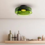 Modern Glass Ceiling Light  Layered Smoke Shade Design - Product detail 6