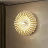 Modern Resin Wall Light  Sunburst Pattern Sconce - Product detail 11