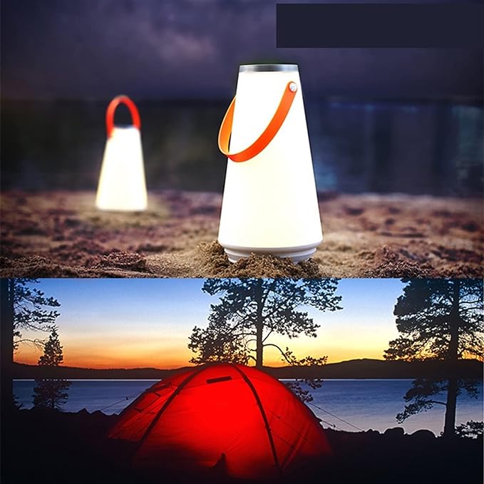 Portable LED Lantern  Rechargeable Outdoor Light With Handle - Product example