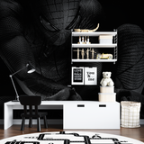 Spiderman Mural Wallpaper | Black Textured Design