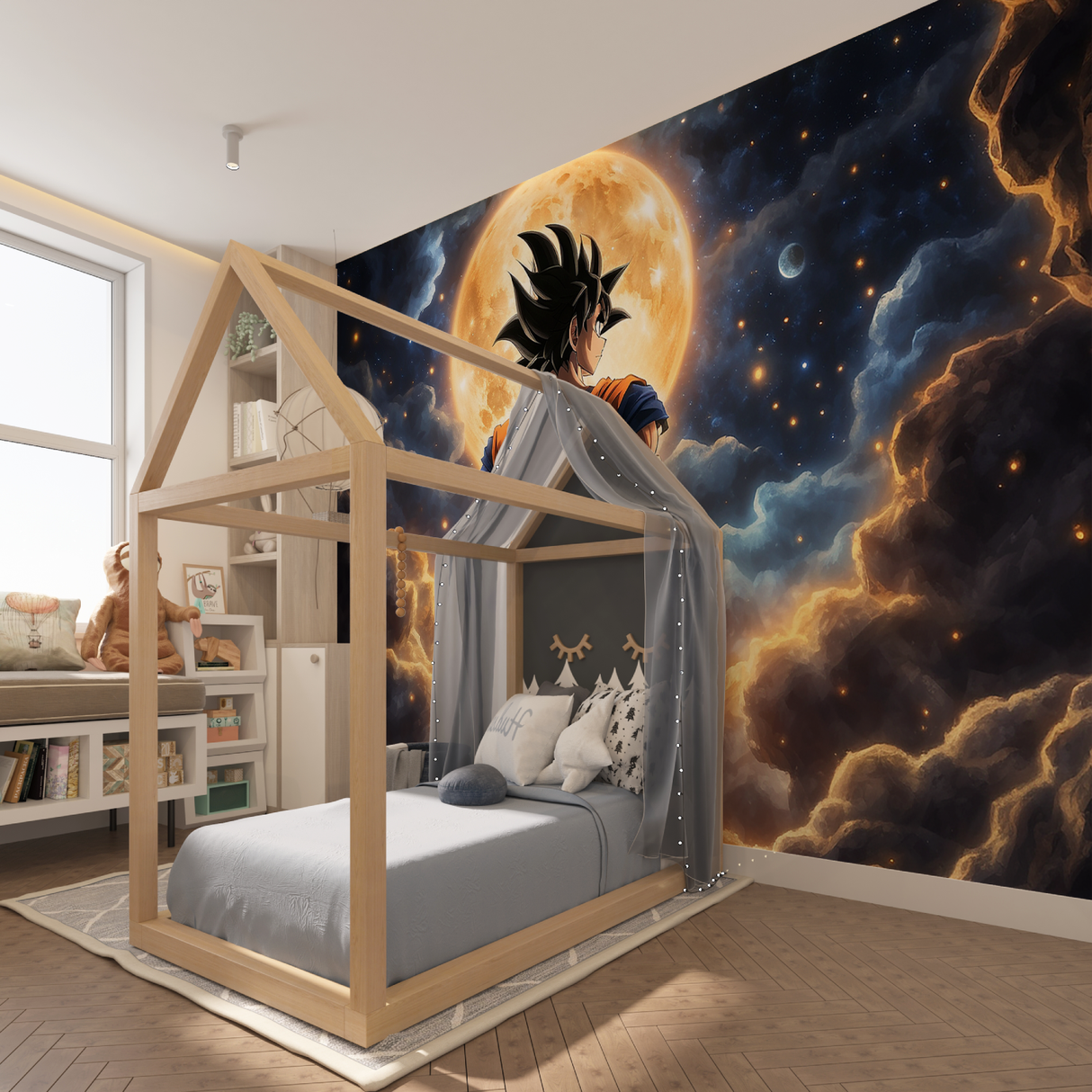 Anime Mural Wallpaper | Dragon Ball Galaxy Scene