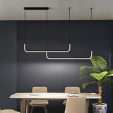 Modern LED Pendant Light  Geometric Linear Design - Product detail 10