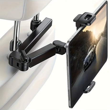 Car Headrest Tablet Mount  Universal 5-14 Inch Device Holder - Product showcase