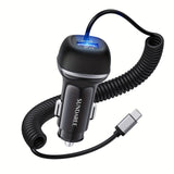 Fast Car Charger  51W USB-C Multi-Port QC 30 Technology - Product showcase