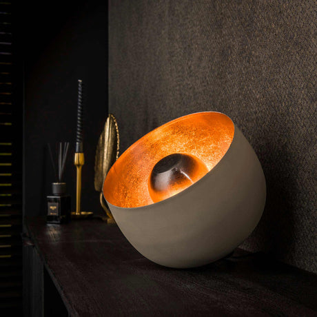Modern Floor Lamp Set  Metallic Sphere Collection Gold Interior - Product detail 13