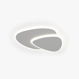 Modern LED Ceiling Light  Curved White Panel Design - Product example