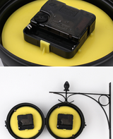 Vintage Station Clock  Double-Sided Metal Design - Product detail 4