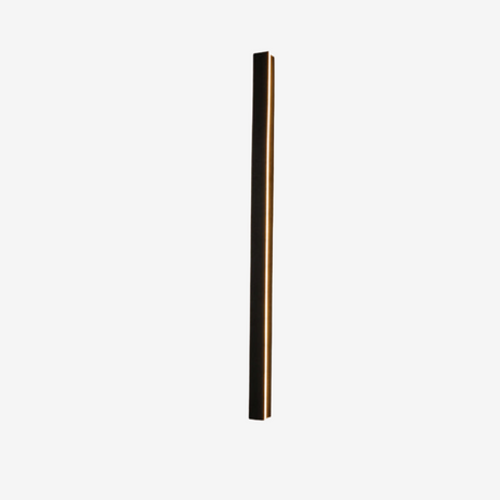 Modern LED Wall Light  Black Metal 80cm Linear Design - Product showcase