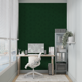 Social Media Mural Wallpaper | Green Pattern With Modern Icons