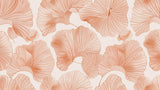 Floral Mural Wallpaper | Large Scale Terracotta Petals
